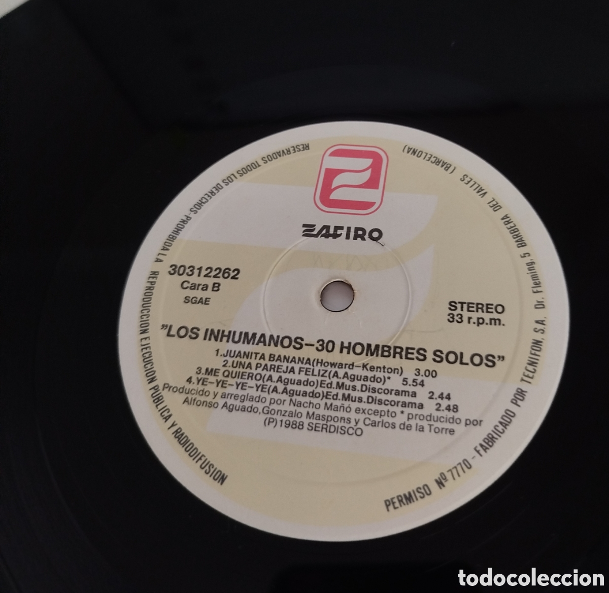Discos de vinilo: Los inhumanos - 30 hombres solos - Foto 3