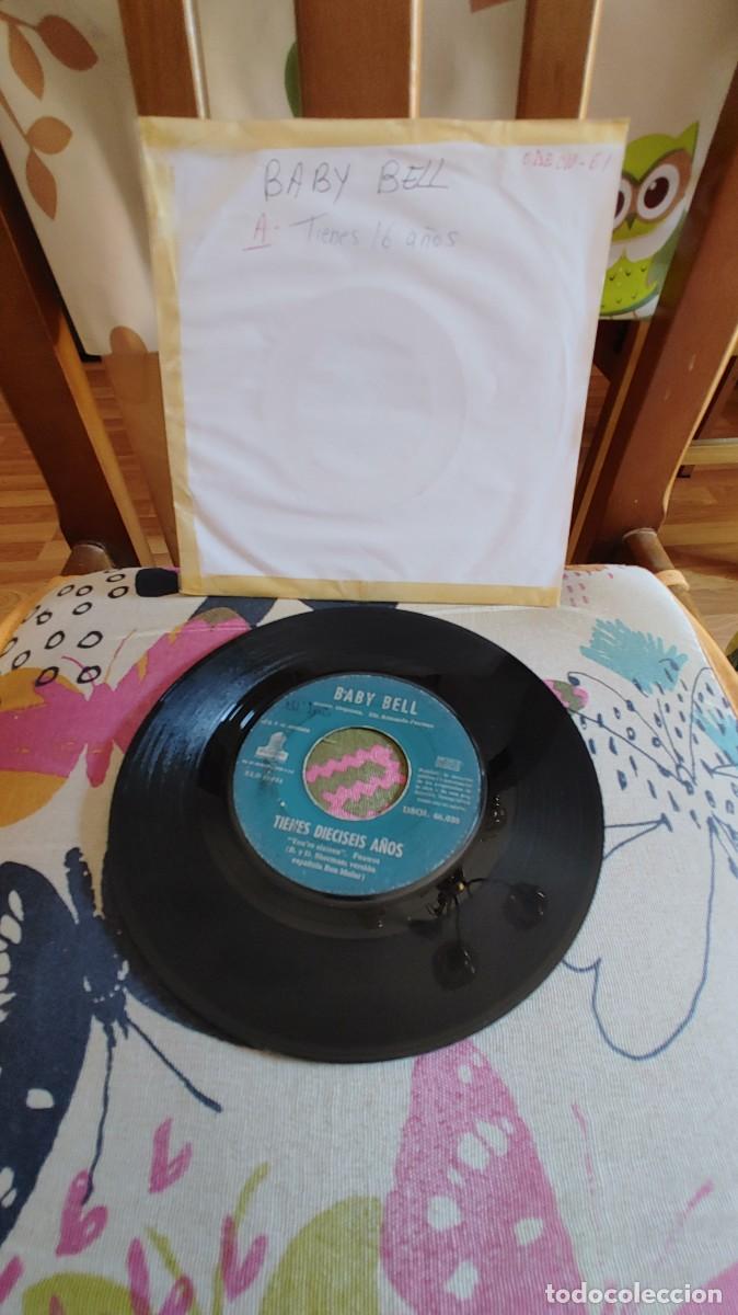 Discos de vinilo: BABY BELL-SINGLE TIENES 16 A&Ntilde;OS-JUKE BOX