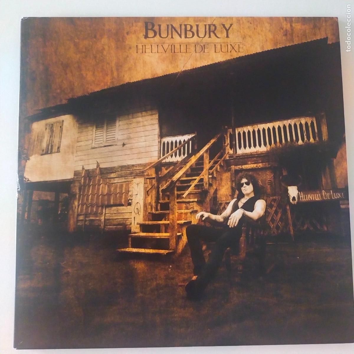 Discos de vinilo: ENRIQUE BUNBURY- HELLVILLE DE LUXE- HEROES DEL SILENCIO- 2 LP 2008- COMO NUEVO.