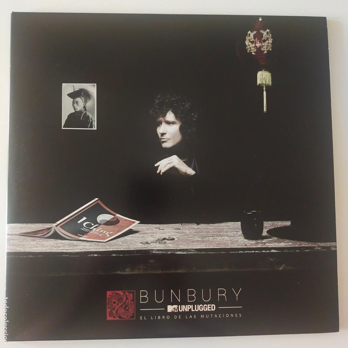 Discos de vinilo: ENRIQUE BUNBURY- UNPLUGGED-EL LIBRO DE LAS MUTACIONES-HEROES DEL SILENCIO-2 LP 2015 + DVD.