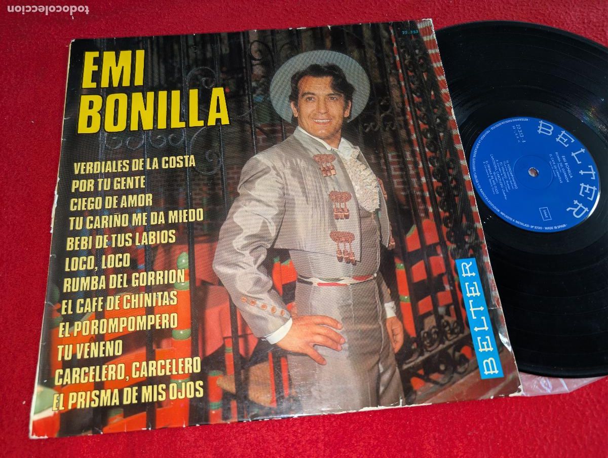 Disques de vinyle: EMI BONILLA Emi Bonilla LP 1969 Belter