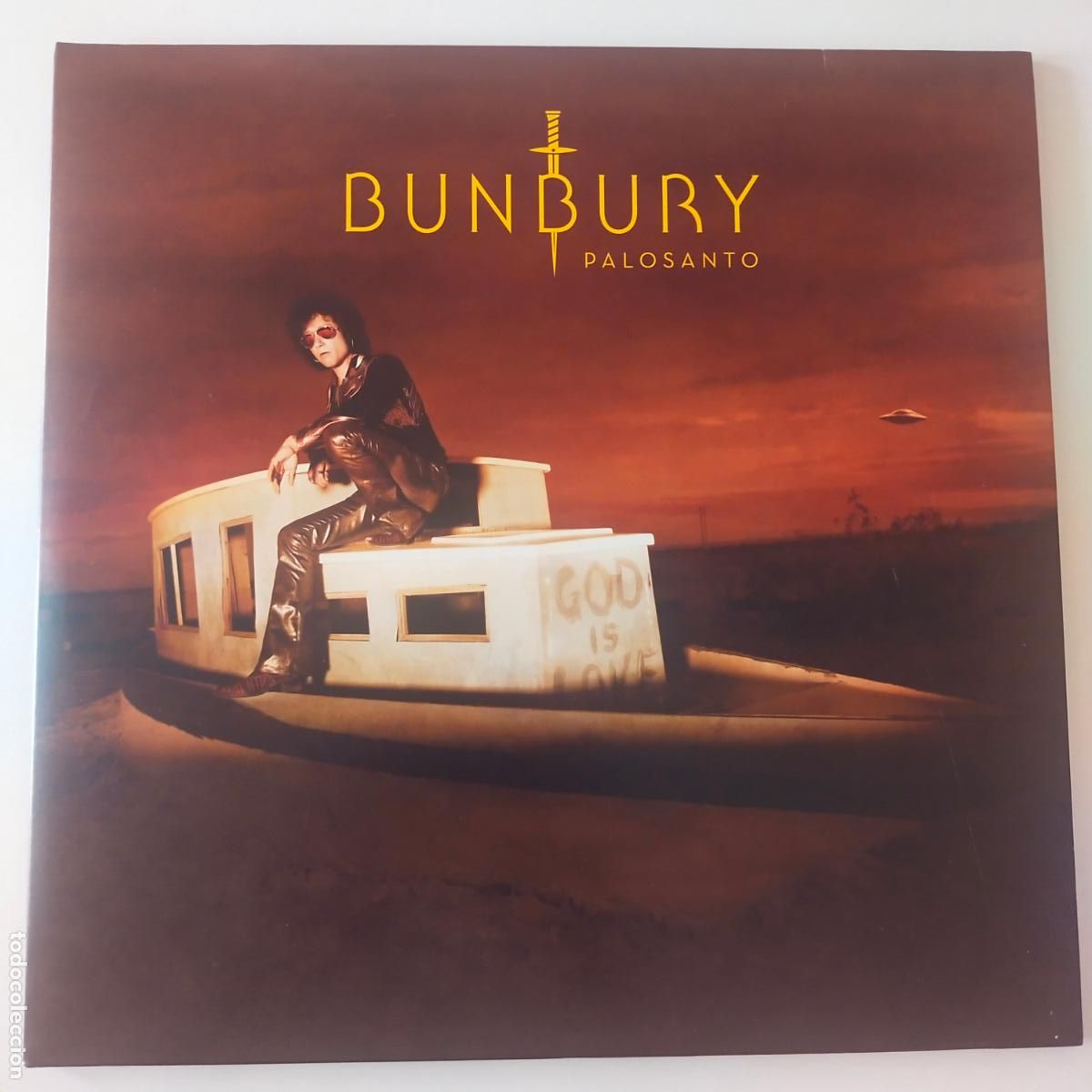 Dischi in vinile: ENRIQUE BUNBURY- PALOSANTO-HEROES DEL SILENCIO- 2 LP 2013 + CD- DISCOS COMO NUEVOS.