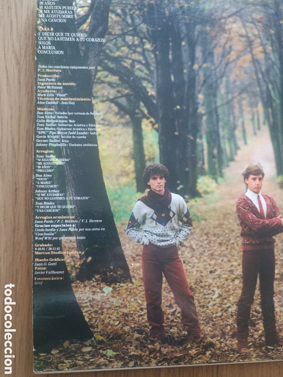 Discos de vinilo: LP LOS PECOS IDOLOS A&Ntilde;OS 70 - Foto 2