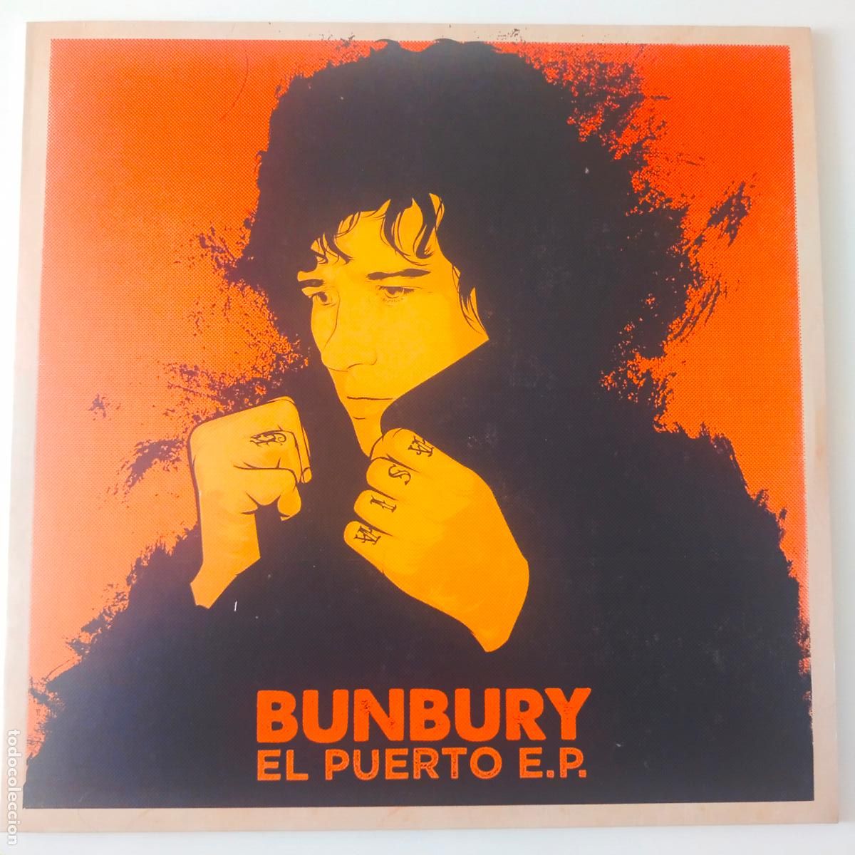 Discos de vinilo: ENRIQUE BUNBURY- EL PUERTO E.P.-HEROES DEL SILENCIO- EP 2021- COMO NUEVO.