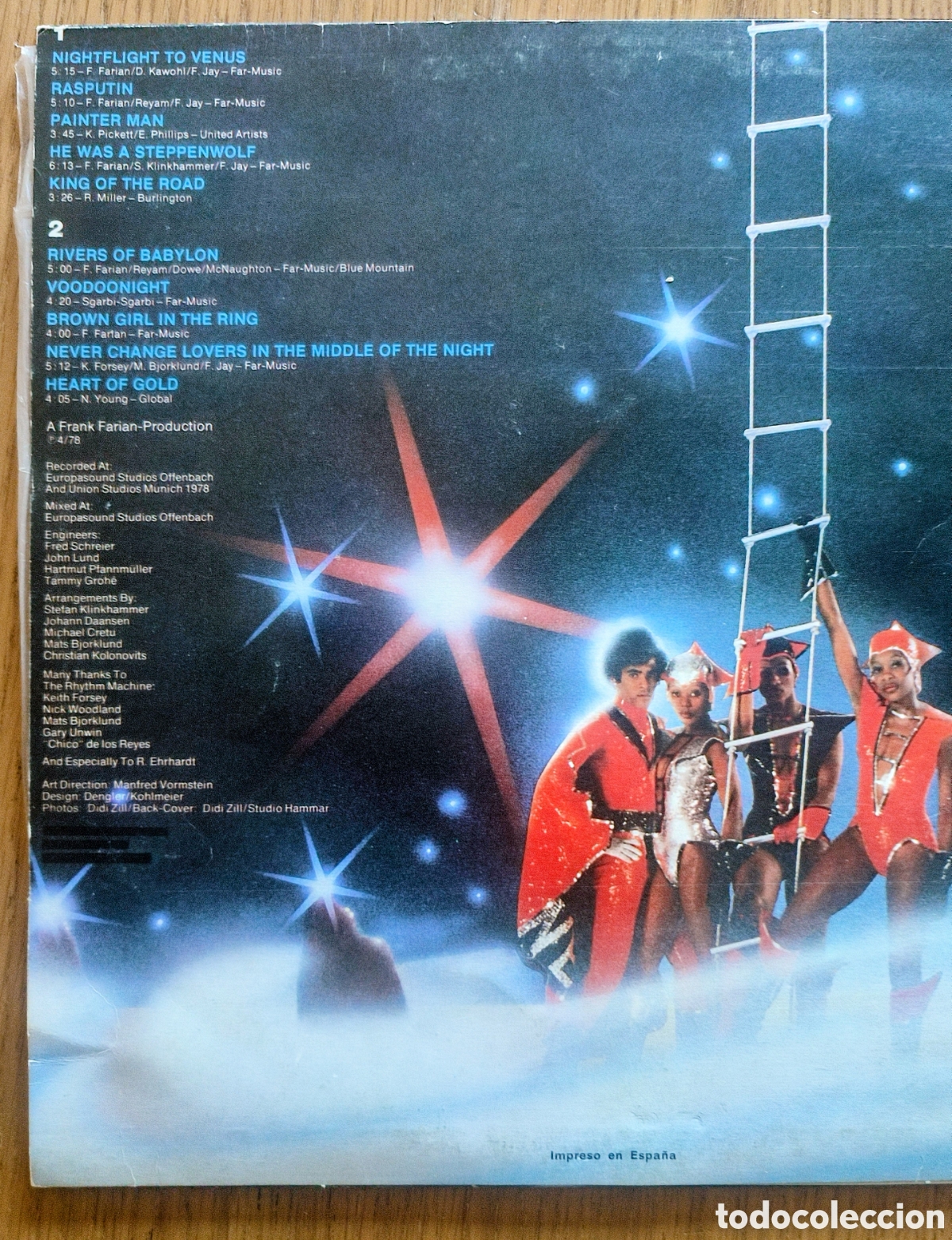 Discos de vinilo: LP BONEY M MUSICA DISCO - Foto 2