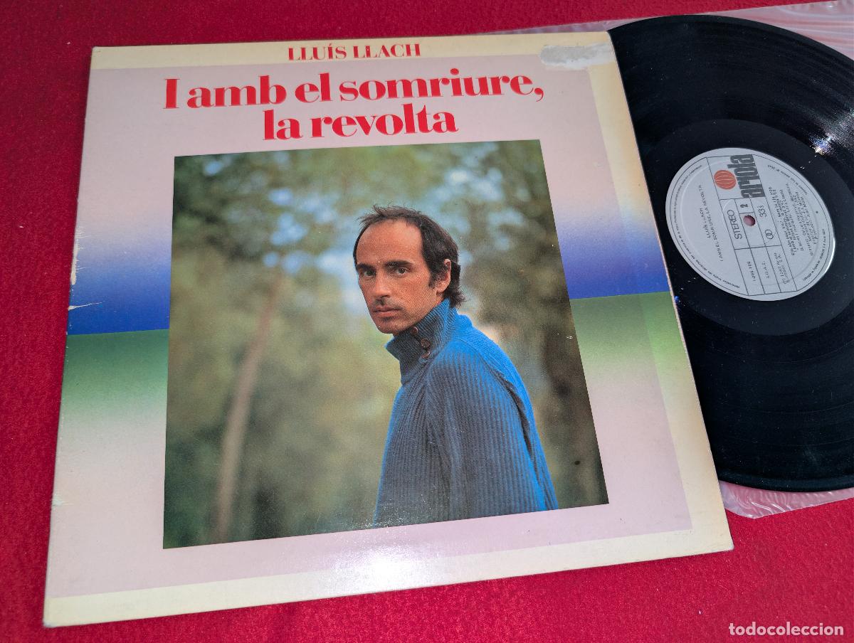 Discos de vinilo: LLUIS LLACH I amb el somriure, la revolta LP 1982 Ariola CATALA GATEFOLD