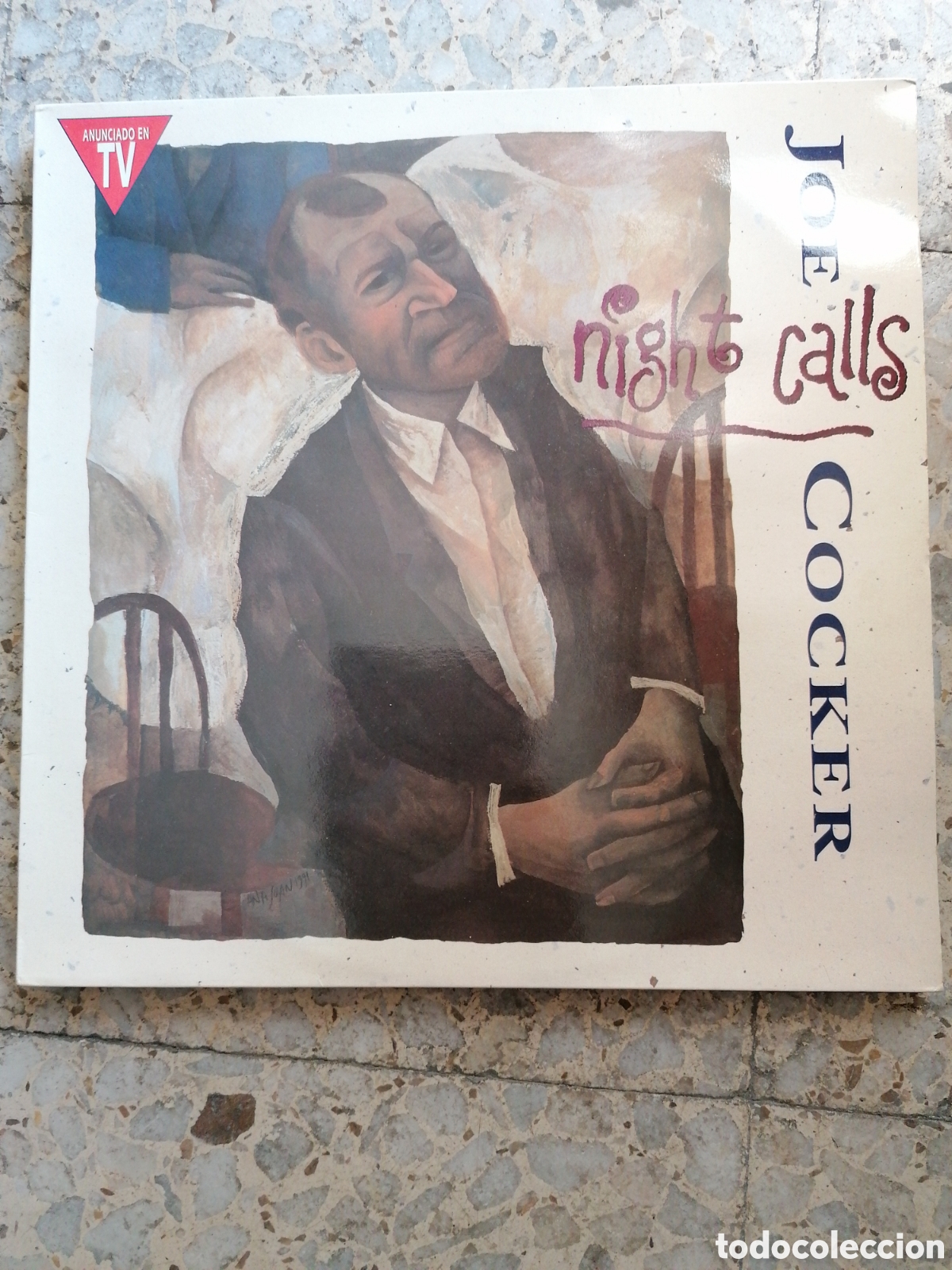 Discos de vinilo: LP JOE COCKER NIGHT CALLS 1991 ESPA&Ntilde;A - Foto 1