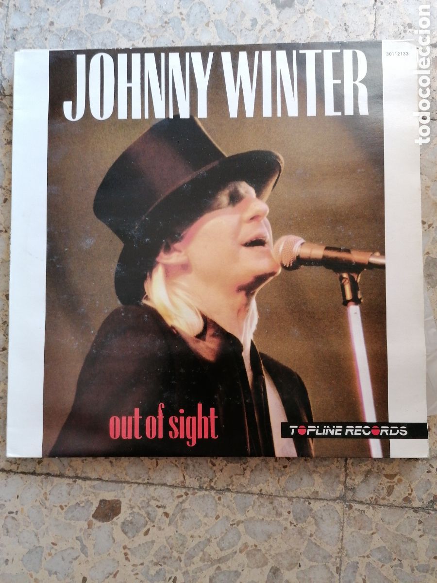 Discos de vinil: LP JOHNNY WINTER OUT OF SIGHT 1987 ESPA&Ntilde;A
