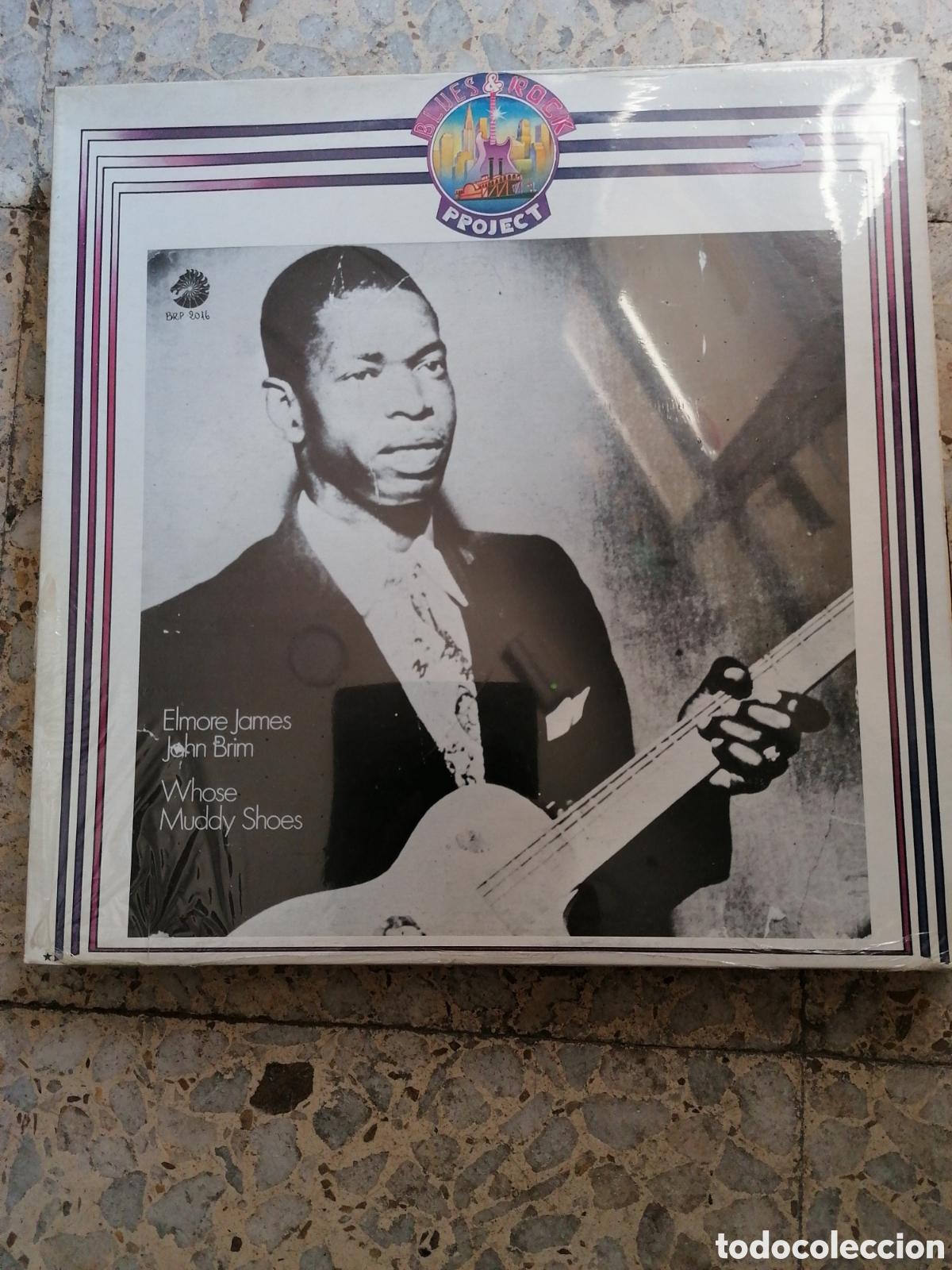 Vinyl records: LP ELMORE JAMES JOHN BRIM WHOSE MUDDY SHOES 1981 ITALY NUEVO PRECINTADO