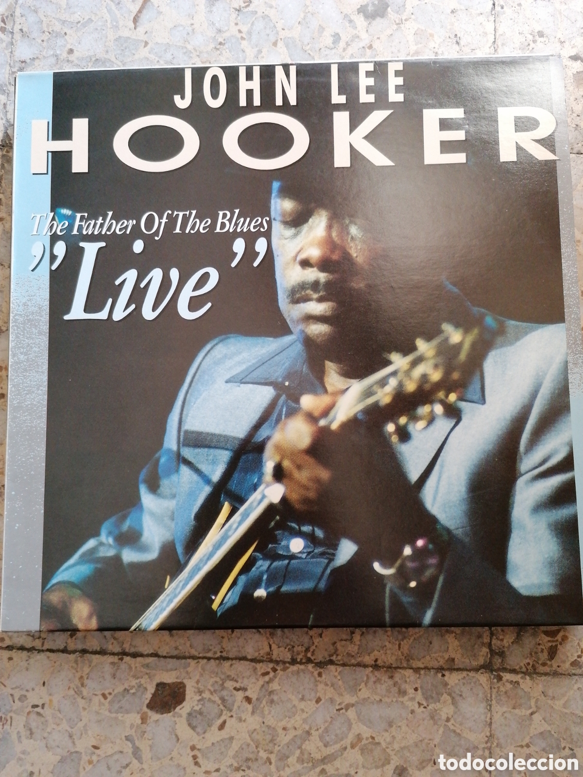 Vinyl records: LP JOHN LEE HOOKER THE FATHER OF THE BLUES LIVE 1987 GERMANY