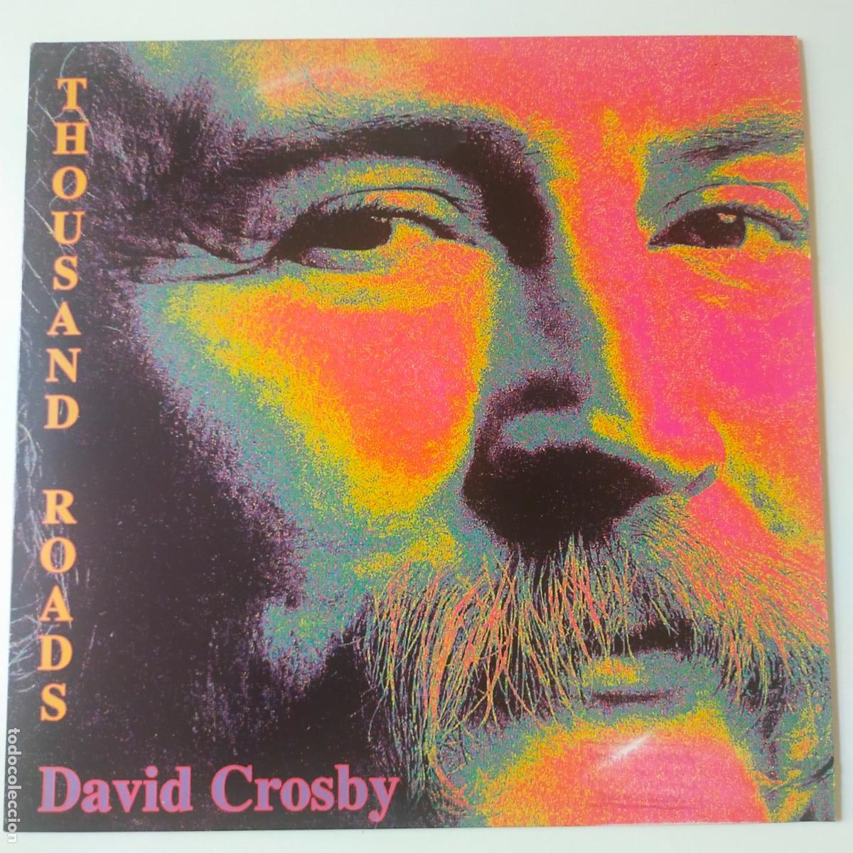 Discos de vinilo: DAVID CROSBY- THOUSAND ROADS- ALEMANIA LP 1993- DISCO COMO NUEVO.