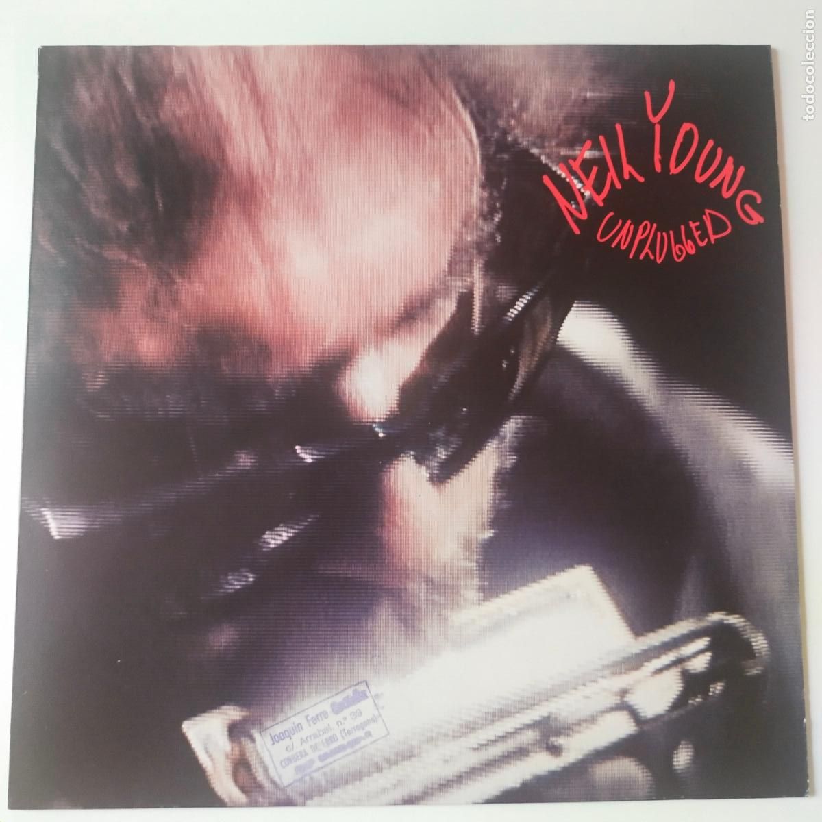Discos de vinilo: NEIL YOUNG- UNPLUGGED- ALEMANIA LP 1993- DISCO COMO NUEVO.