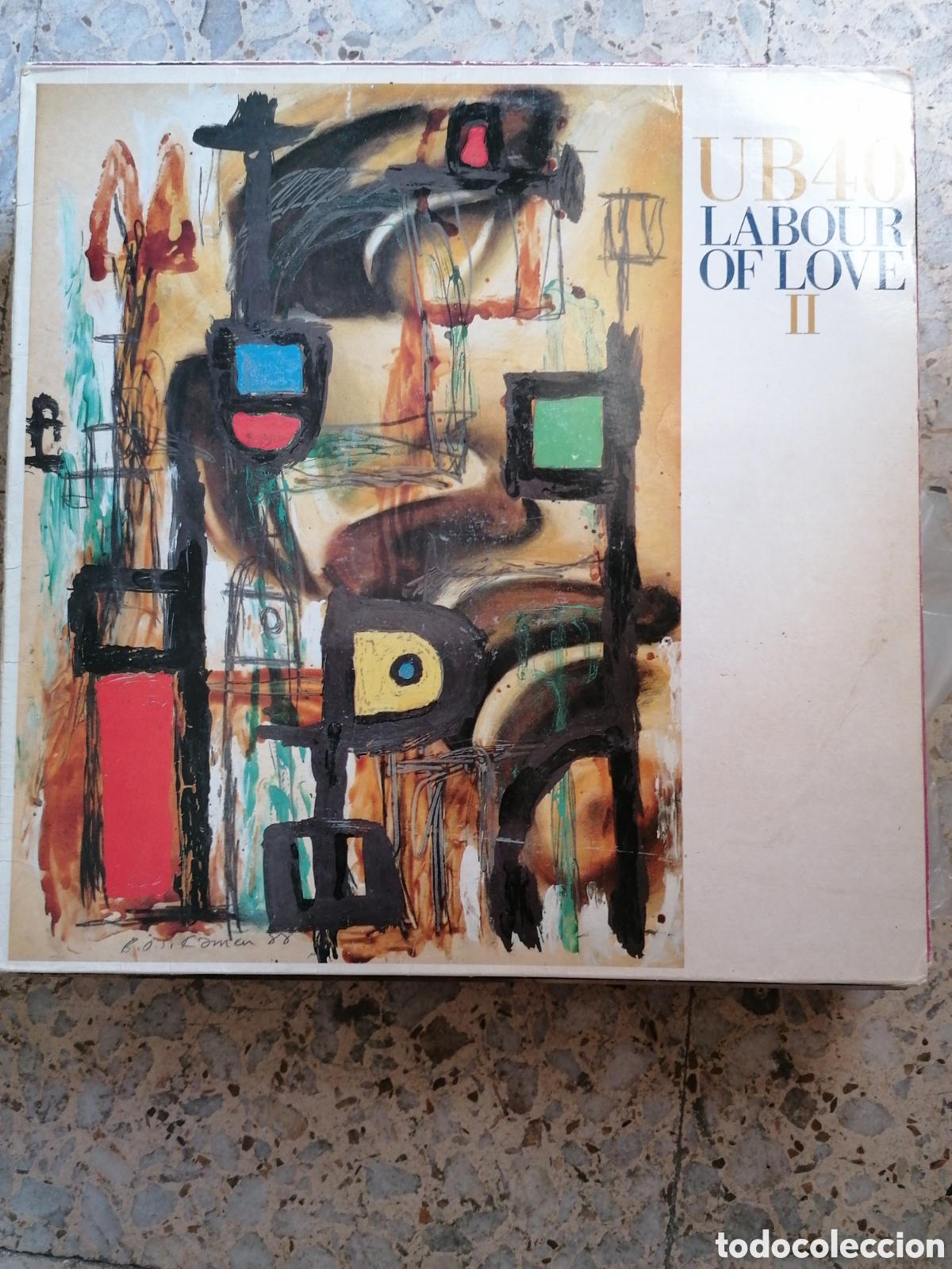 Discos de vinilo: LP UB40 LABOUR OF LOVE II 1989 ESPA&Ntilde;A INSERT
