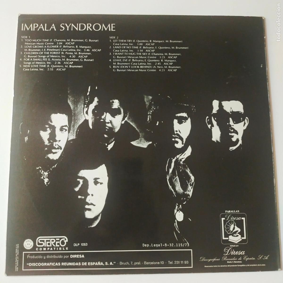 Discos de vinilo: IMPALA SYNDROME- LP ESPA&Ntilde;A 1973- DISCO COMO NUEVO. - Foto 2