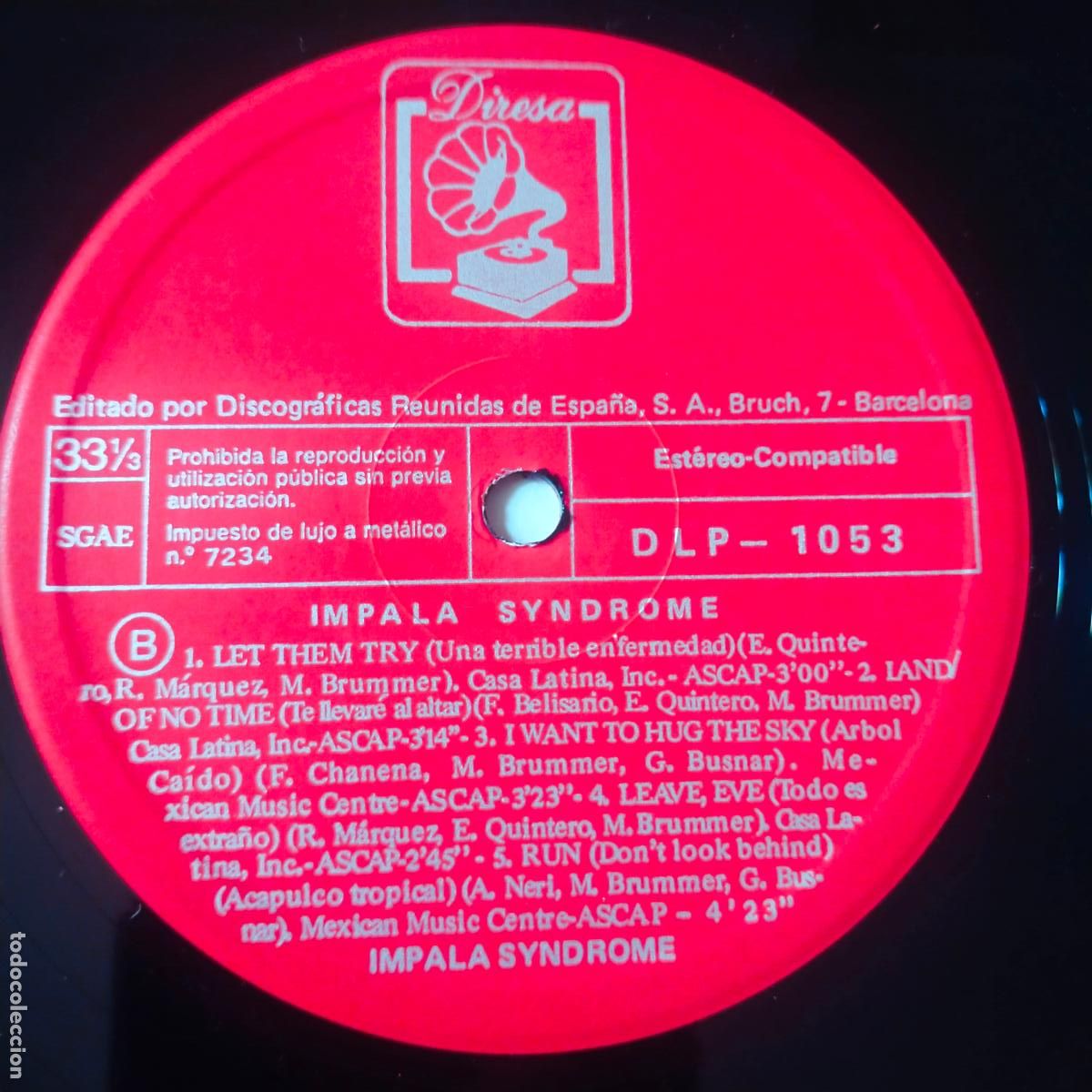 Discos de vinilo: IMPALA SYNDROME- LP ESPA&Ntilde;A 1973- DISCO COMO NUEVO. - Foto 3