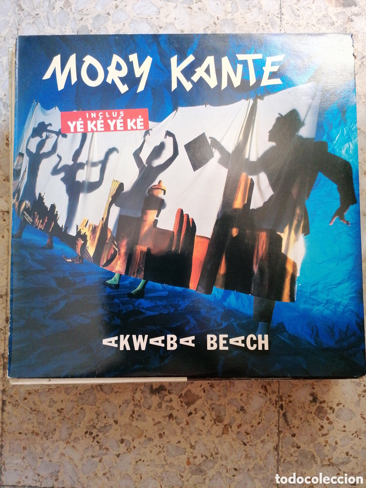 Disques de vinyle: LP MORY KANTE AKWABA BEACH 1987 ESPA&Ntilde;A