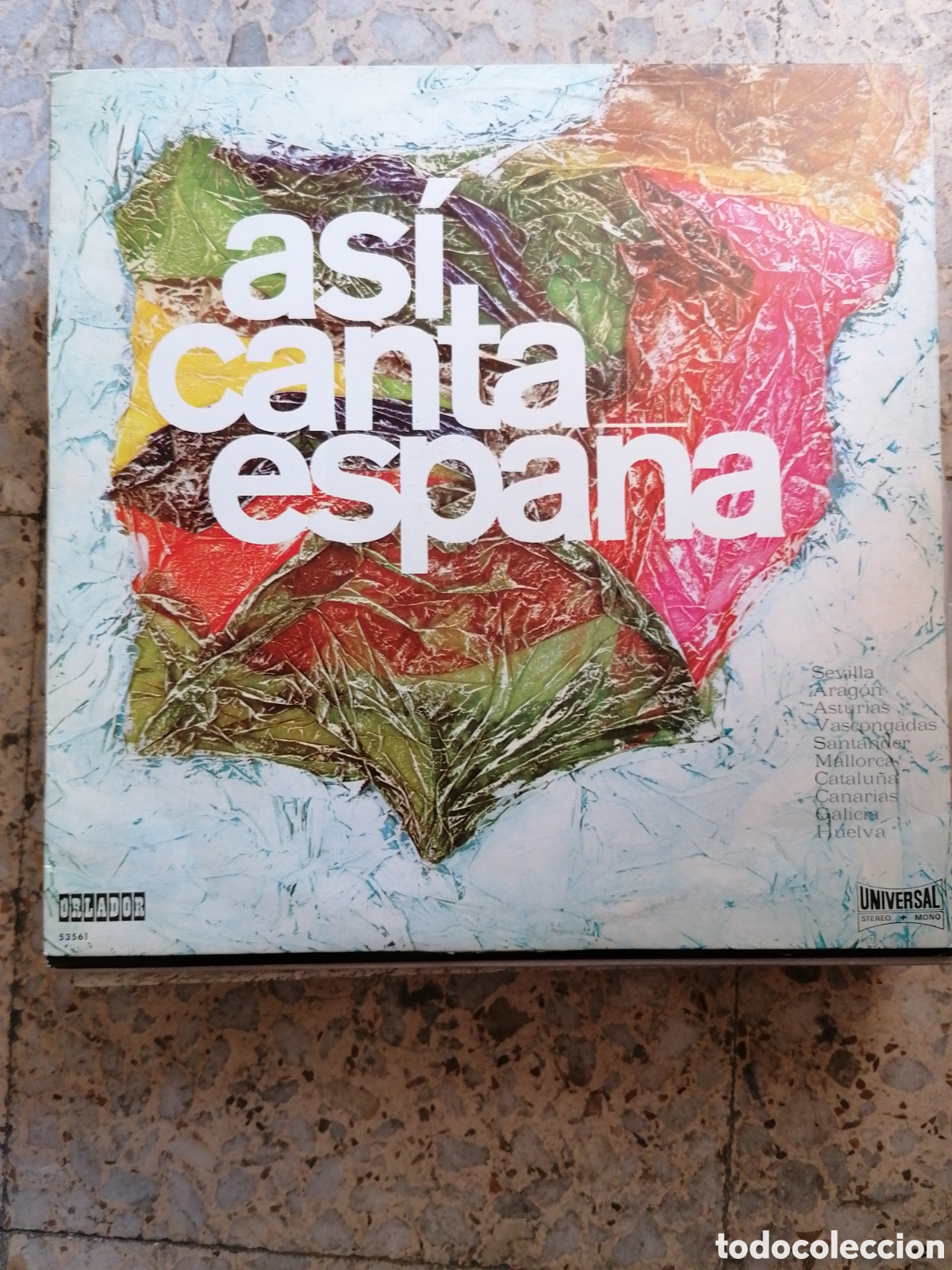 Discos de vinilo: LP ASI CANTA ESPA&Ntilde;A CIRCULO DE LECTORES 1973
