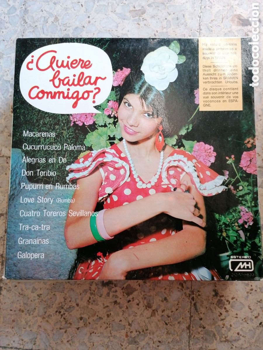 Discos de vinilo: LP QUIERE BAILAR CONMIGO GALEAS Y SUS RUMBEROS ALEJANDRO MANZANO 1973 PORTADA DOBLE