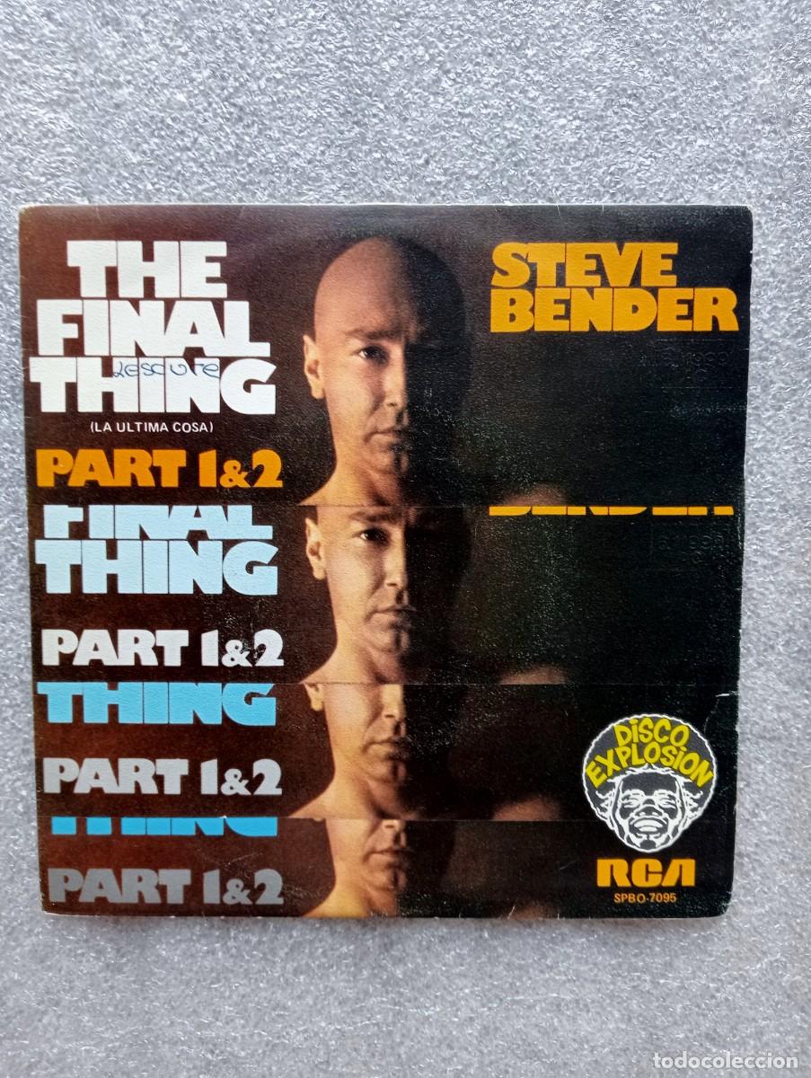 Discos de vinilo: Steve Bender - The Final Thing Part 1 & 2 (7&rdquo;) 1977