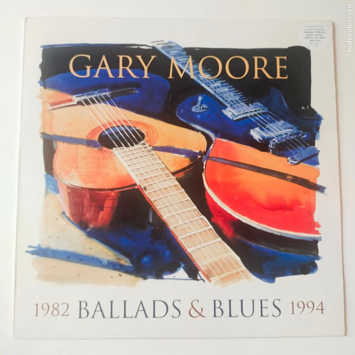 Discos de vinilo: Gary Moore &ndash; Ballads & Blues 1982 - 1994- UK LP 1994- DISCO COMO NUEVO.