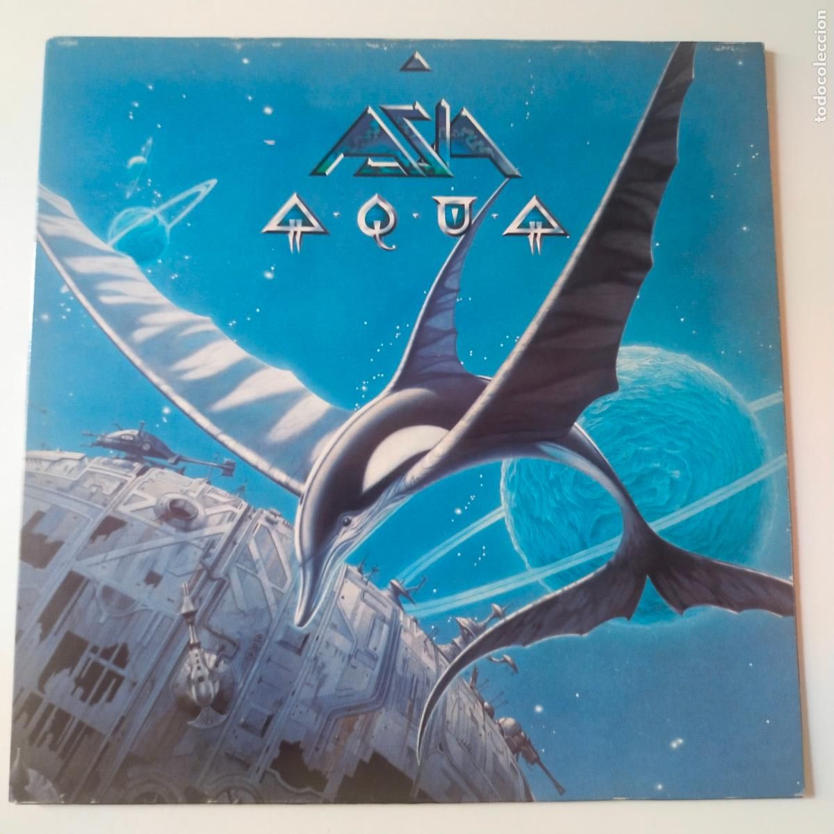 Discos de vinilo: ASIA- AQUA- ESPA&Ntilde;A LP 1992- DISCO COMO NUEVO.