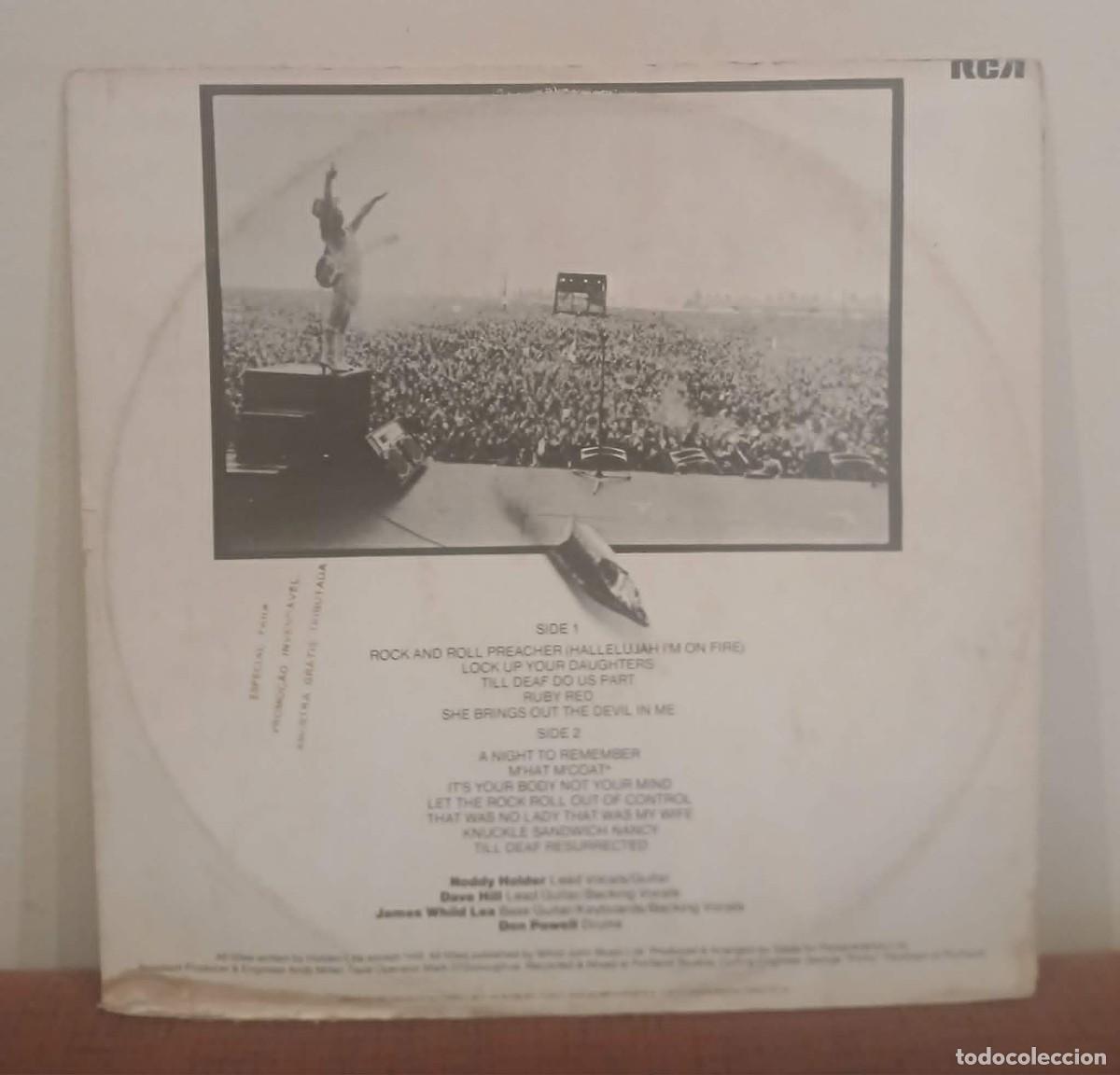Discos de vinilo: VINILO TILL DEAF DO US PART - LP DE SLADE - Foto 2