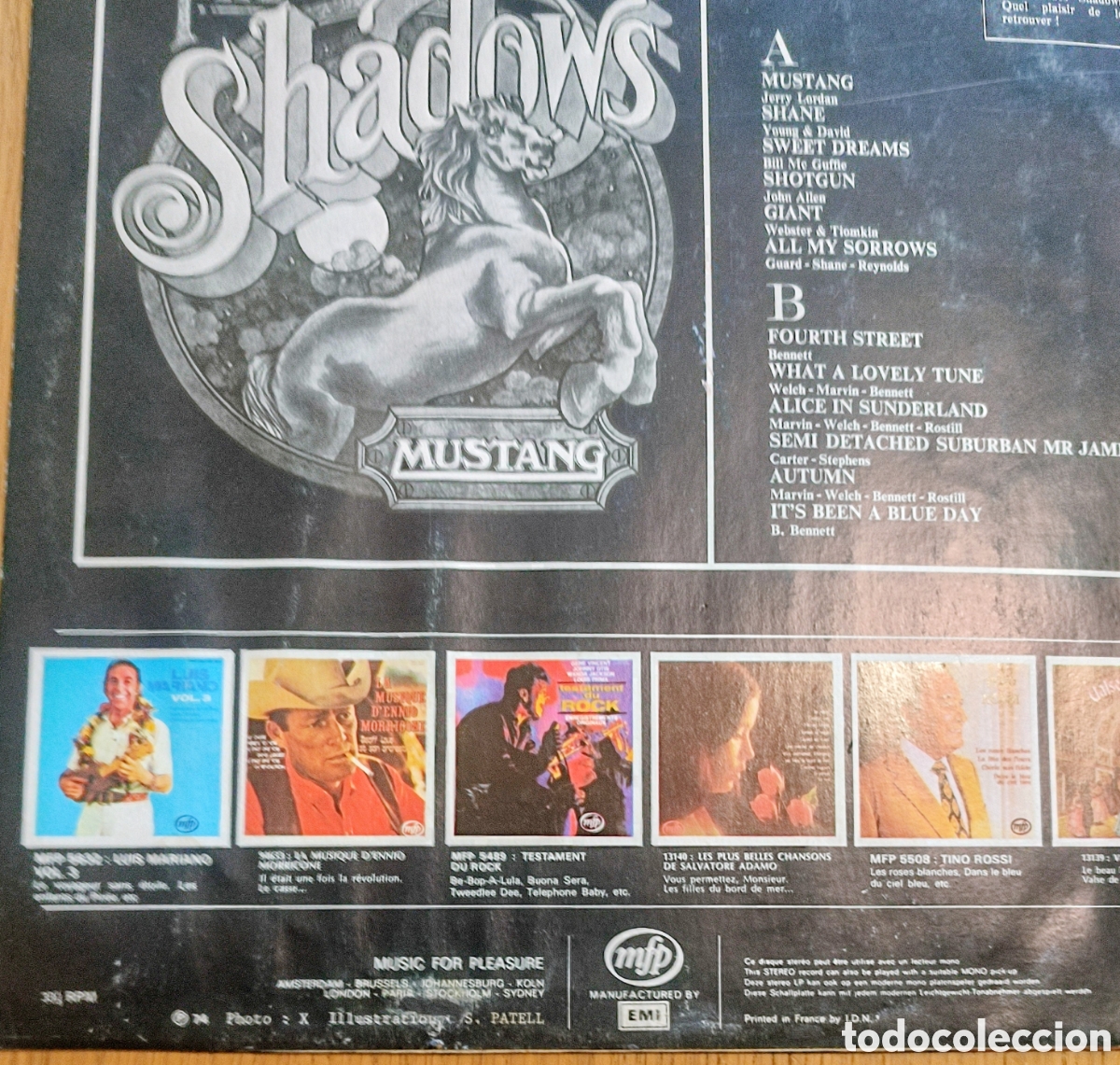 Discos de vinilo: LP THE SHADOWS ROCK SOUL - Foto 2
