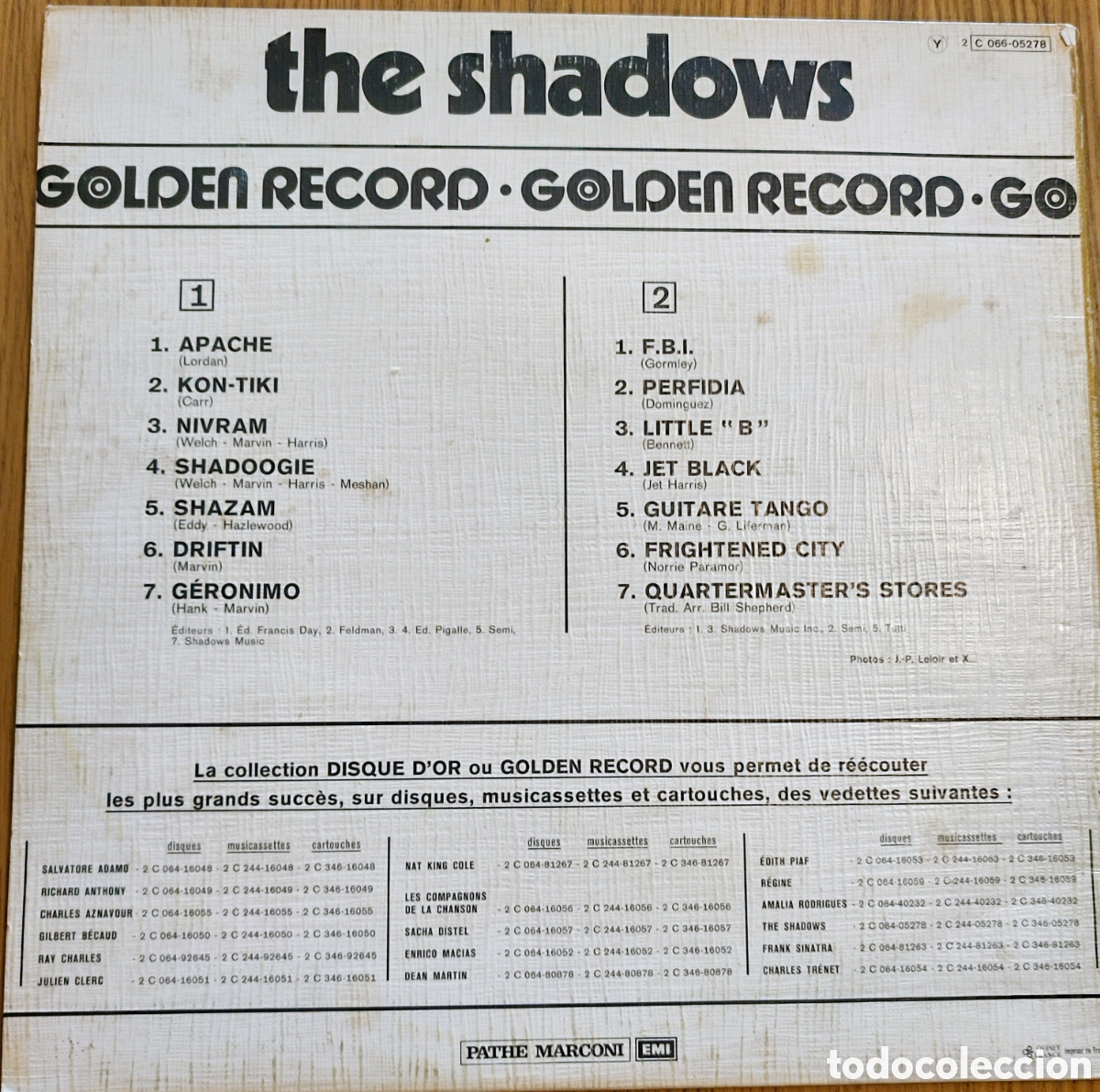Discos de vinilo: LP THE SHADOWS POP ROCK - Foto 2