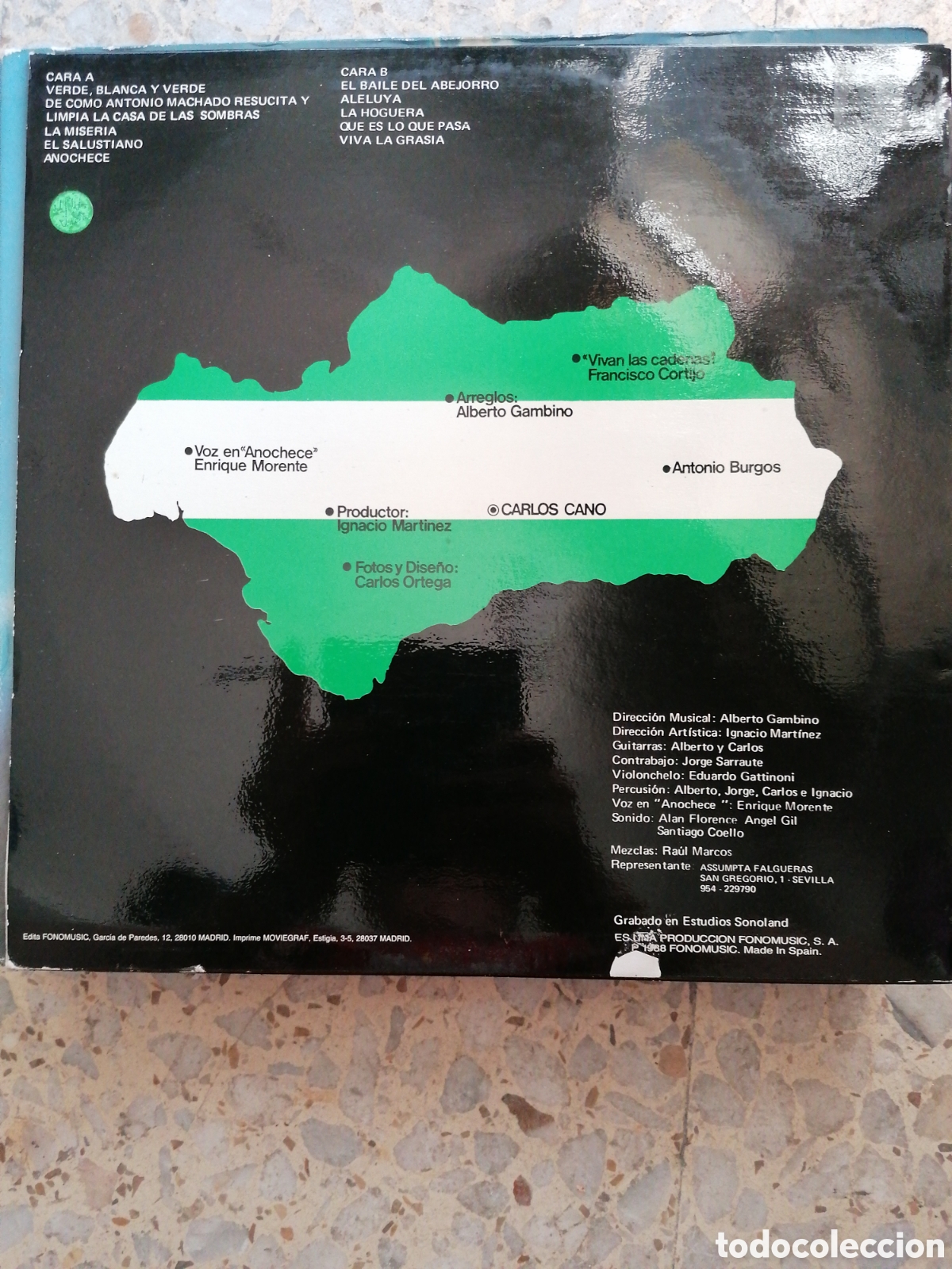 Discos de vinilo: LP CARLOS CANO A DURAS PENAS 1976 - Foto 2