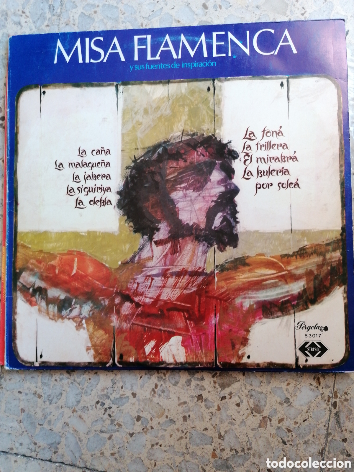 Discos de vinilo: LP MISA FLAMENCA 1971 PERICON DE CADIZ EL CULATA VICTOR MONJE SERRANITO