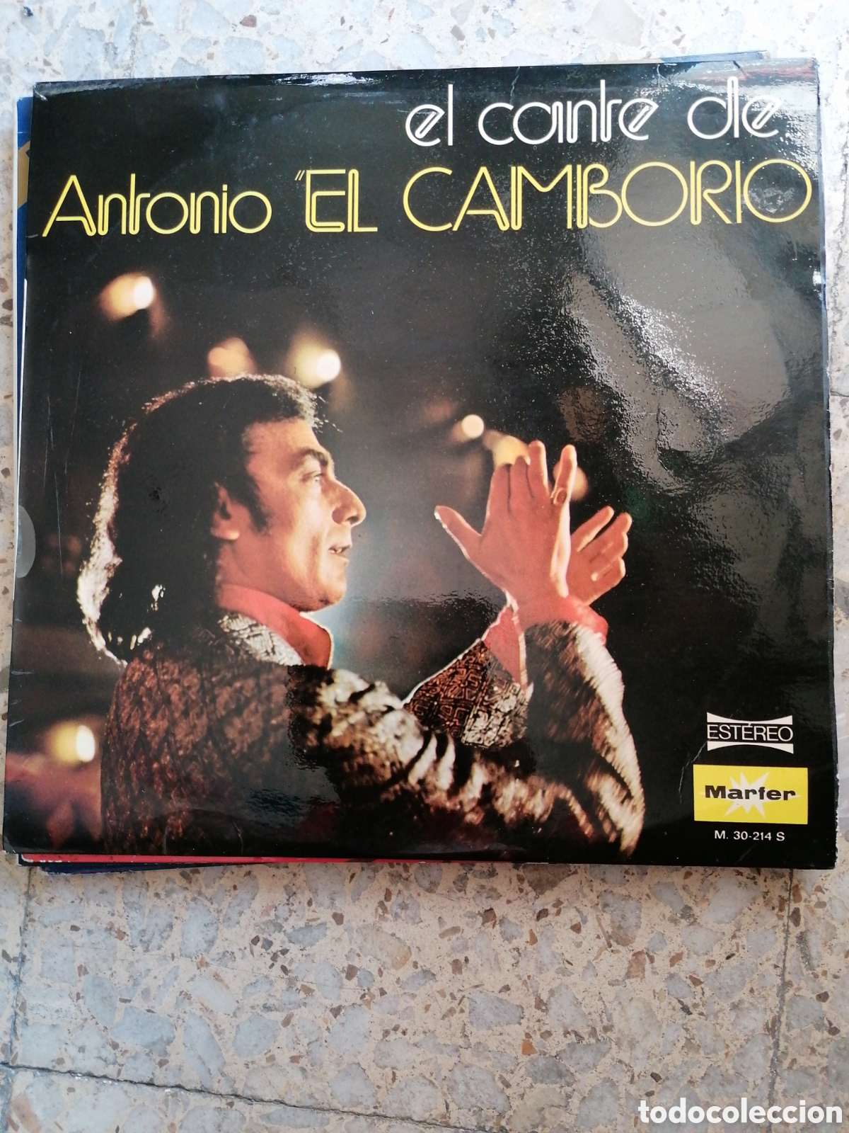 Discos de vinilo: LP ANTONIO EL CAMBORIO EL CANTE GITANA MARIA 1974 FIRMADO POR ARTISTA