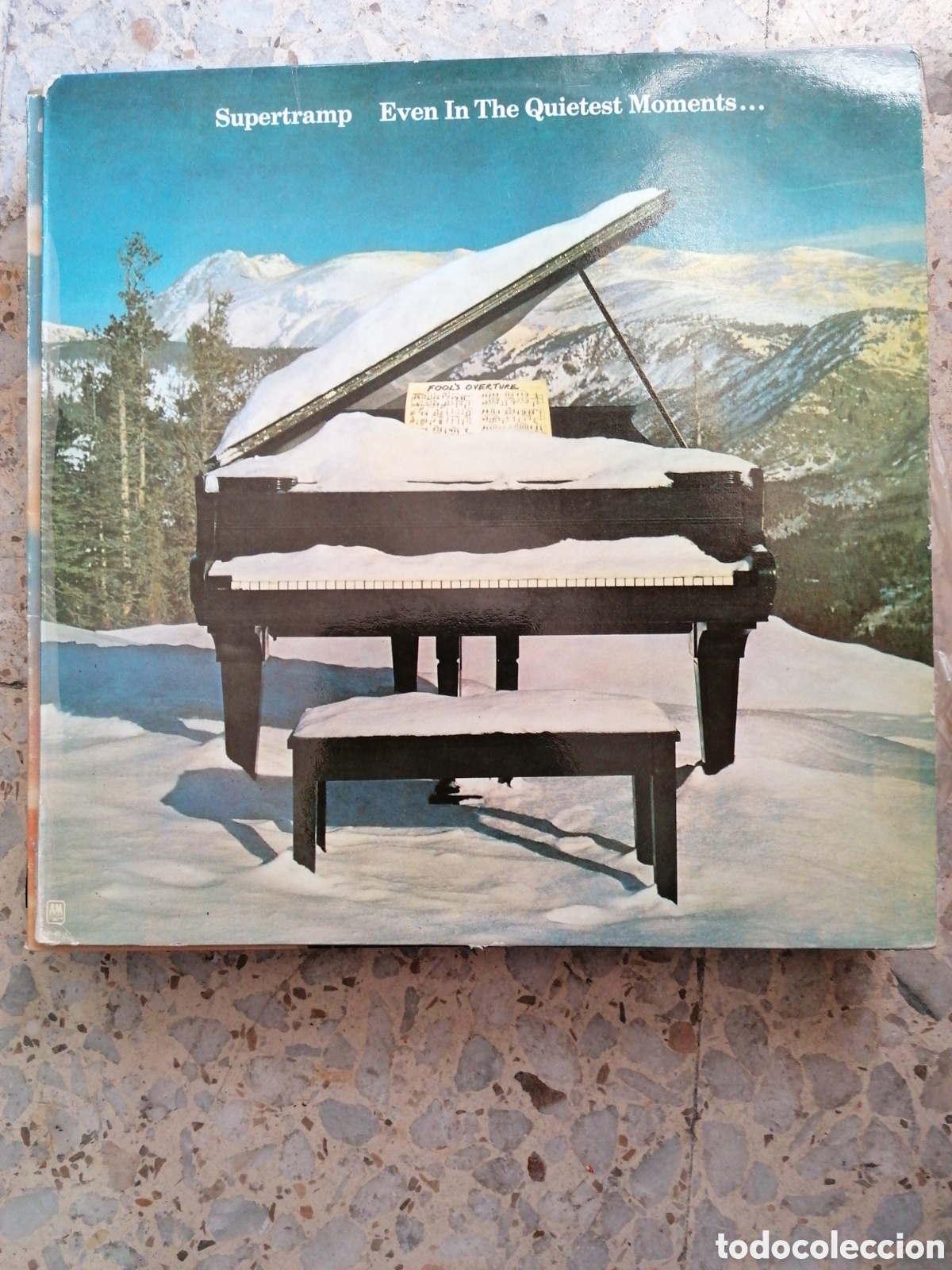 Vinyl records: LP SUPERTRAMP EVEN IN THE QUITEST MOMENTS 1977 INSERT