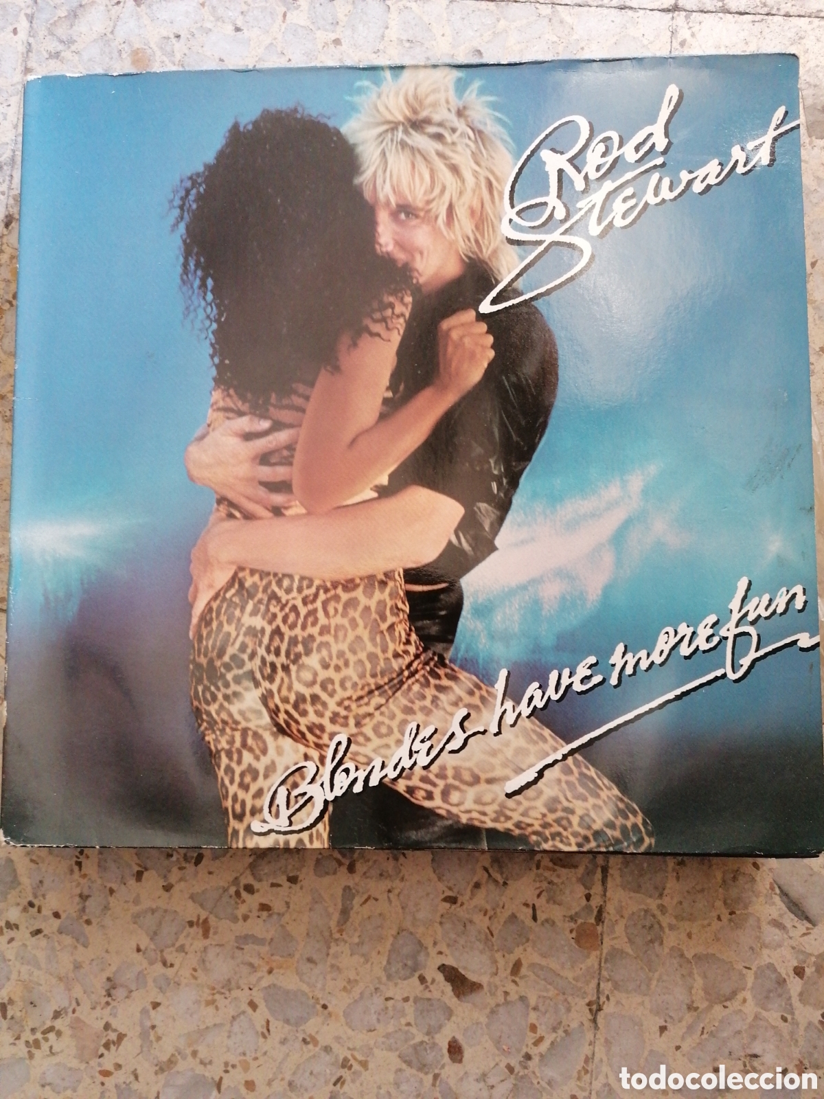 Vinyl records: LP ROD STEWART BLONDES HAVE MORE FUN 1978 GERMANY PORTADA DOBLE