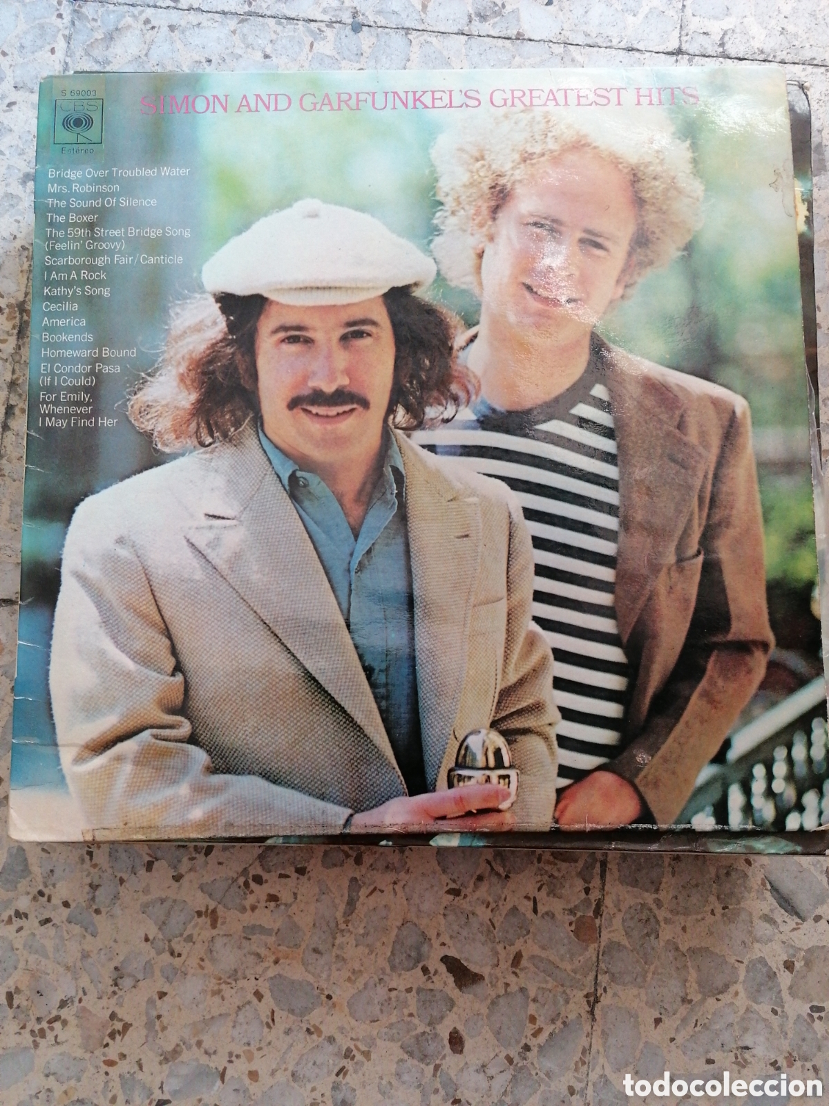 Vinyl records: LP SIMON AND GARFUNKEL GREATEST HITS 1972 SPAIN