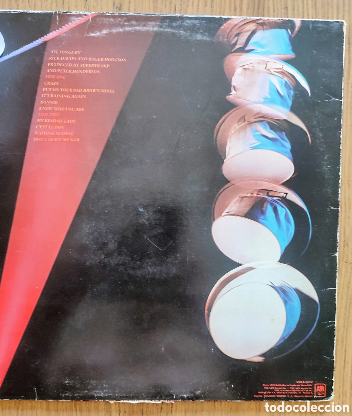 Discos de vinilo: LP SUPERTRAMP POP ROCK - Foto 2