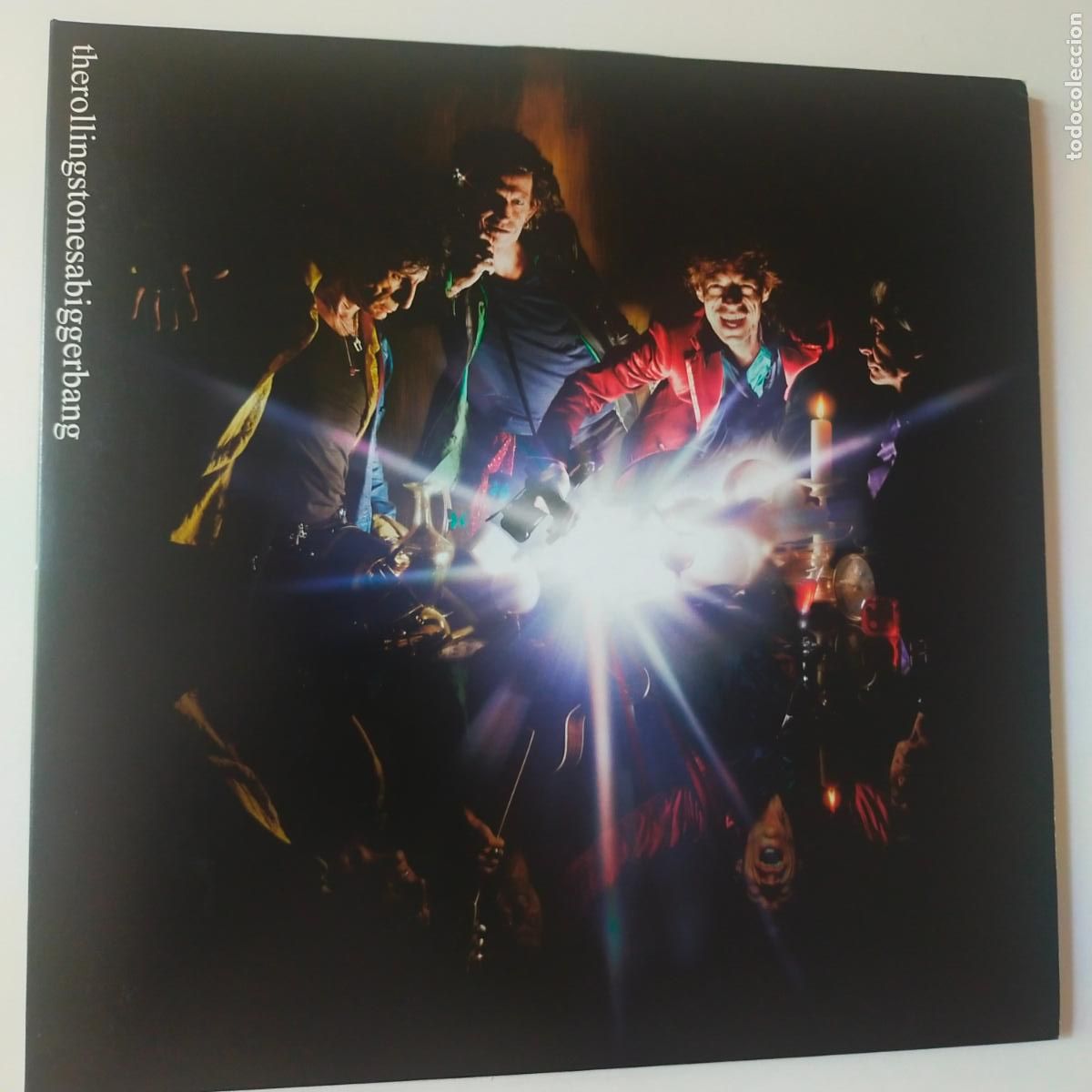 Discos de vinilo: THE ROLLING STONES- BIGGER BANG- EUROPE 2 LP 2005- DISCOS COMO NUEVOS.