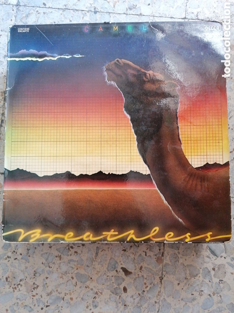 Discos de vinil: LP CAMEL BREATHLESS 1978 ESPA&Ntilde;A INSERT