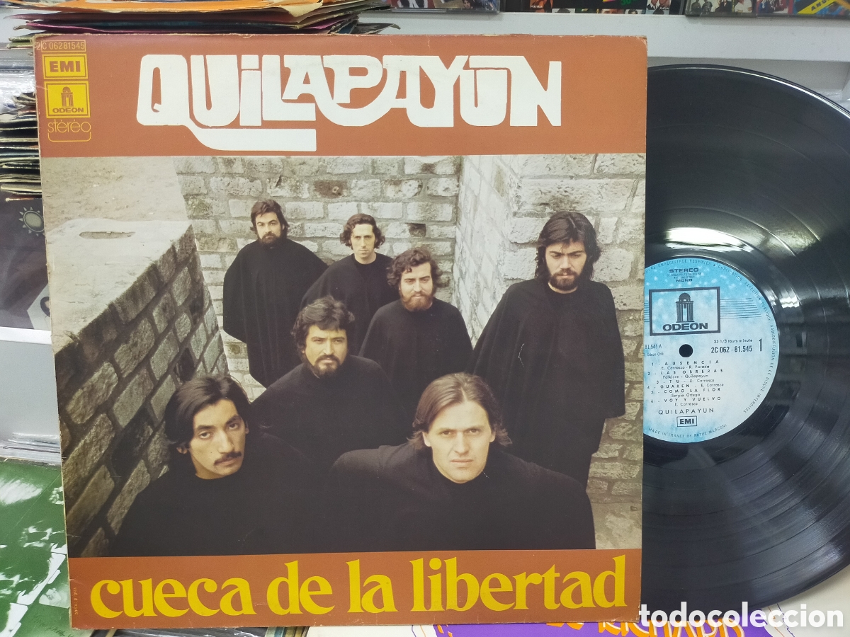 Discos de vinilo: Quilapayun LP cueca de la libertad Francia 1973