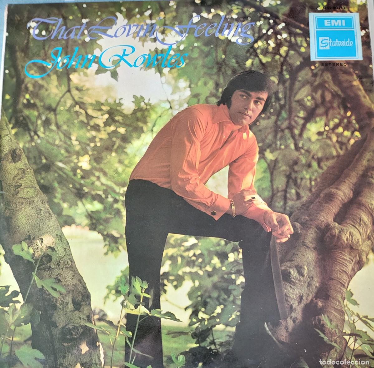 Discos de vinilo: John Rowles Lp sello Emi editado en Espa&ntilde;a a&ntilde;o 1969...