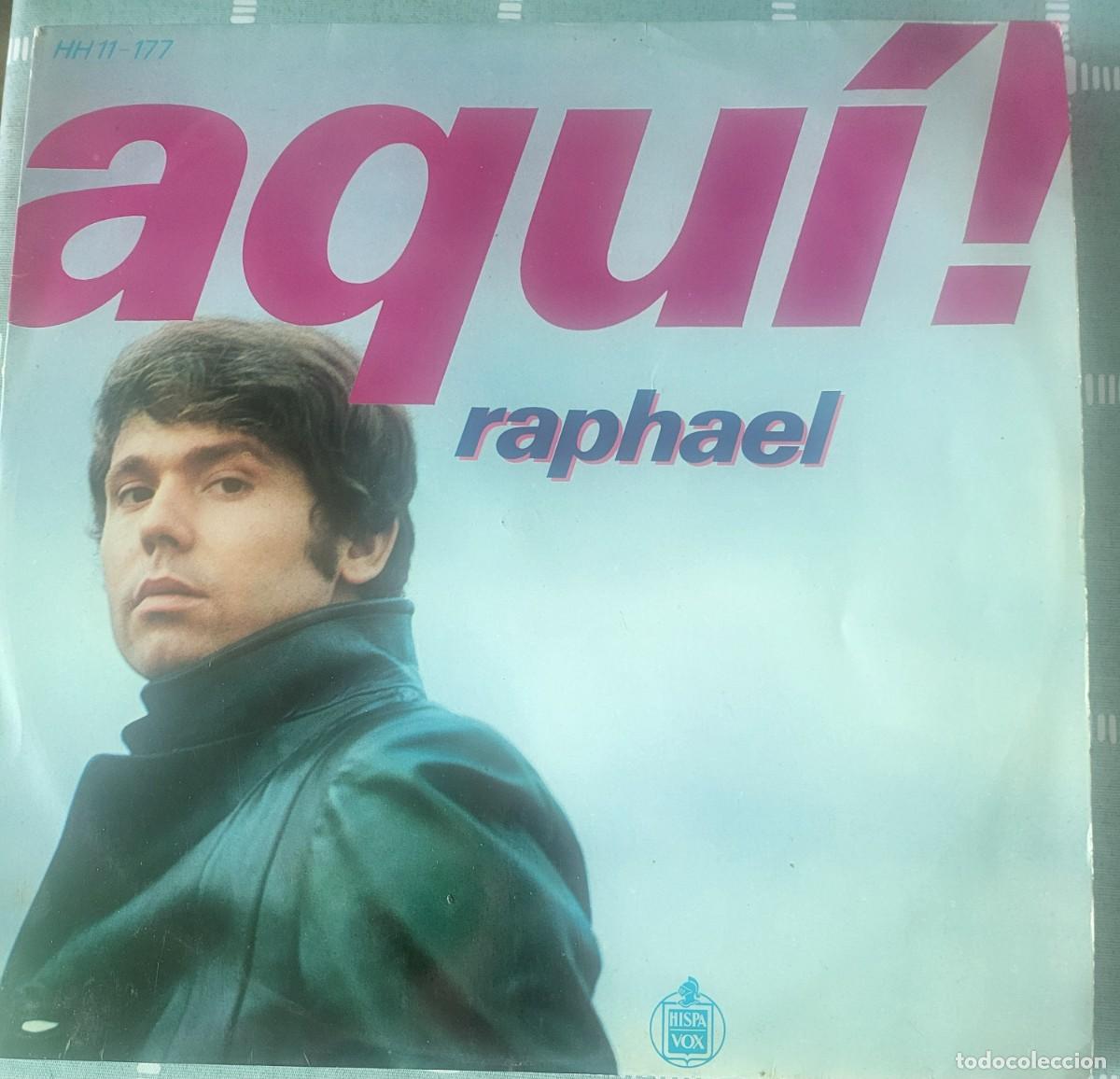 Discos de vinilo: Raphael Lp sello Hispavox editado en Espa&ntilde;a a&ntilde;o 1969...