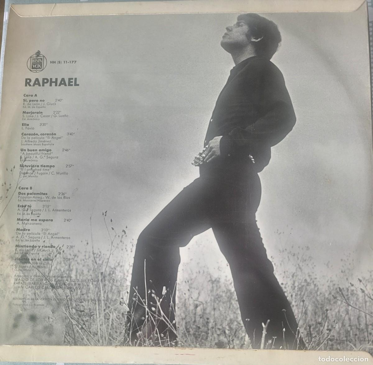 Discos de vinilo: Raphael Lp sello Hispavox editado en Espa&ntilde;a a&ntilde;o 1969... - Foto 2