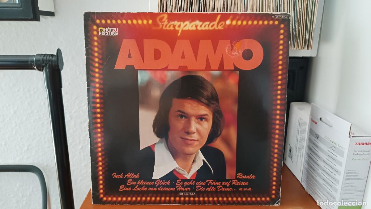 Discos de vinilo: D) Adamo &rdquo;Starparade&rdquo; Lp a&ntilde;o 19?? (recopilaci&oacute;n) Made in Germany - LEER DESCRIPCION