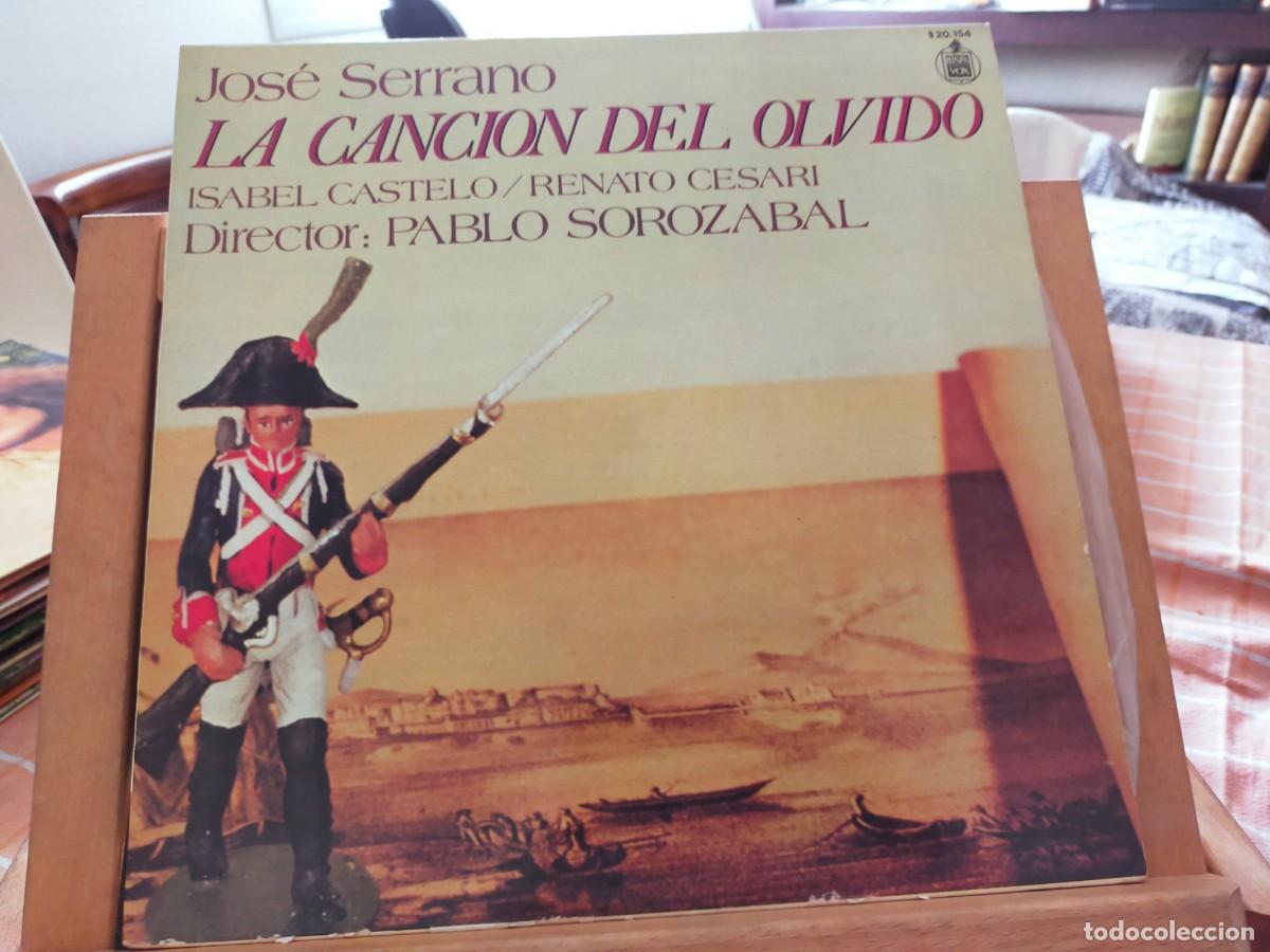 Vinyl-Schallplatten: LA CANCI&Oacute;N DEL OLVIDO. JOS&Eacute; SERRANO. HISPAVOX. COMEDIA L&Iacute;RICA EN CUATRO CUADROS. 1978