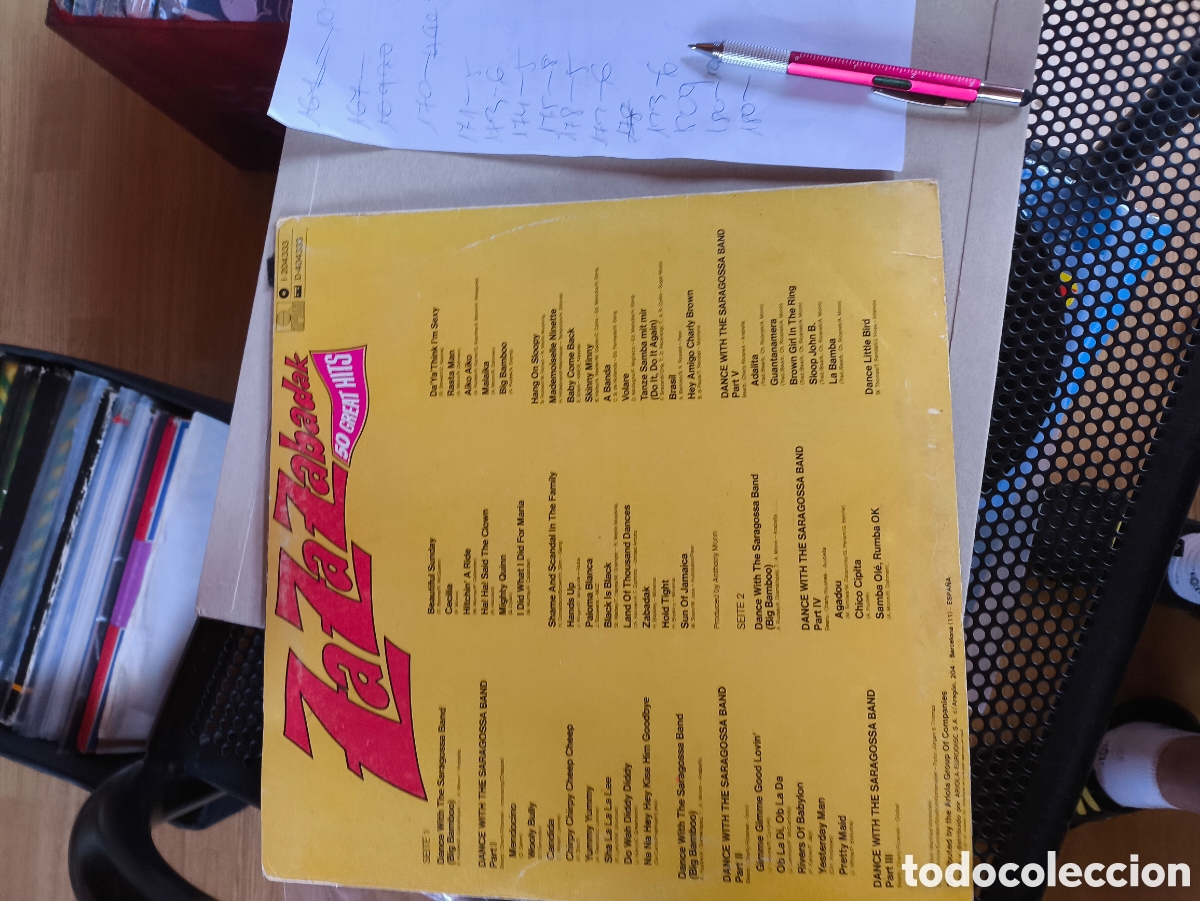Discos de vinilo: Zaragoza band.lote Z b.181