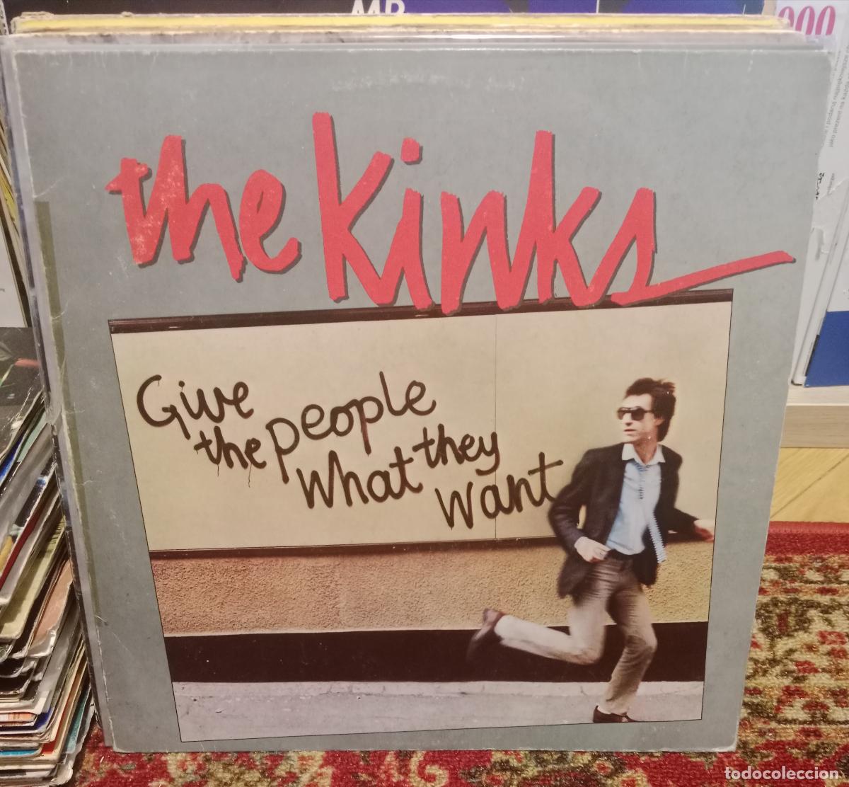 Discos de vinil: The Kinks &ndash; Give The People What They Want Lp Espa&ntilde;a 1981