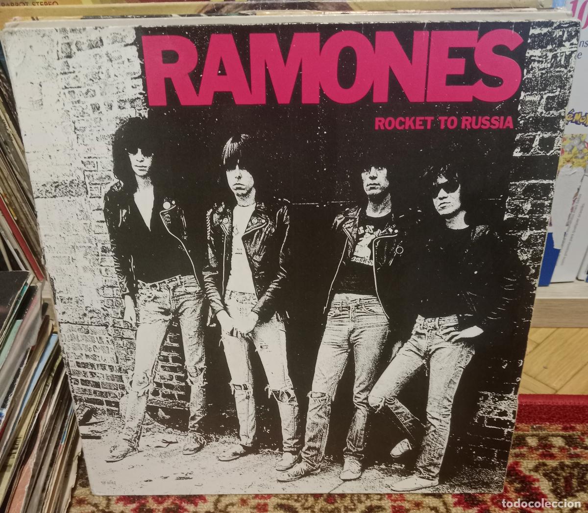 Discos de vinilo: Ramones &ndash; Rocket To Russia Lp Alemania 70s