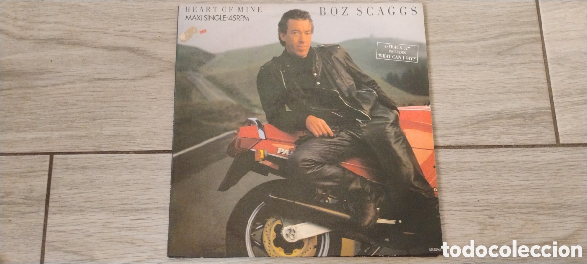 Discos de vinilo: BOZ SCAGGS-HEART OF MINE-MAXI-CBS/SPAIN-IB