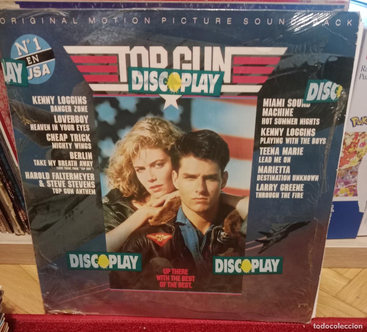 Discos de vinilo: Varios &ndash; Top Gun (Original Motion Picture Soundtrack) Lp Espa&ntilde;a 1986