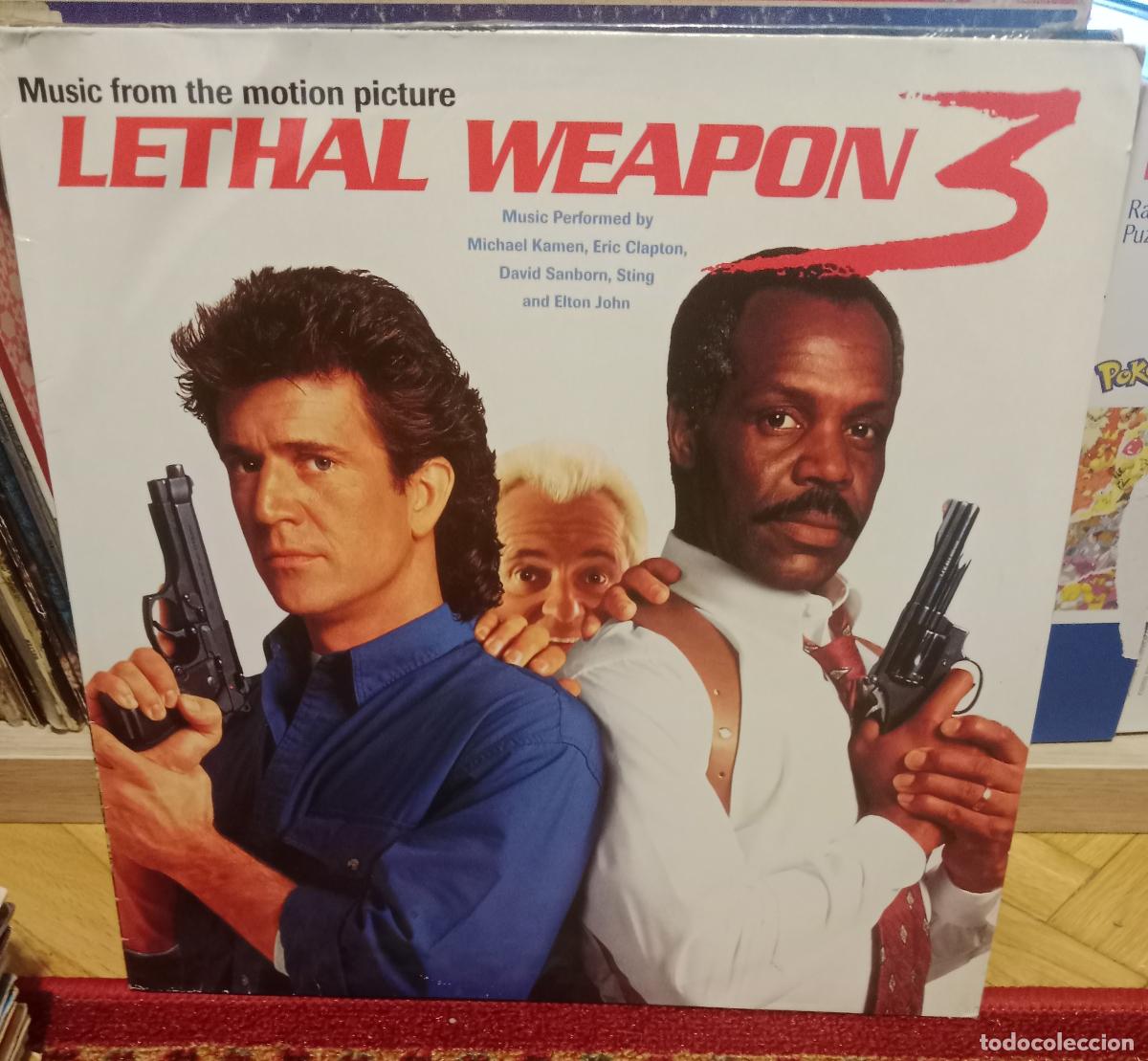 Discos de vinilo: Various, Michael Kamen &ndash; Lethal Weapon 3 Lp Alemania 1992
