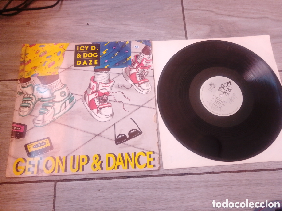 Discos de vinilo: ICY D. & DOC DAZE - GET ON UP & DANCE - MAXI - GERMANY - BCM RECORDS - PLS 896 - L -